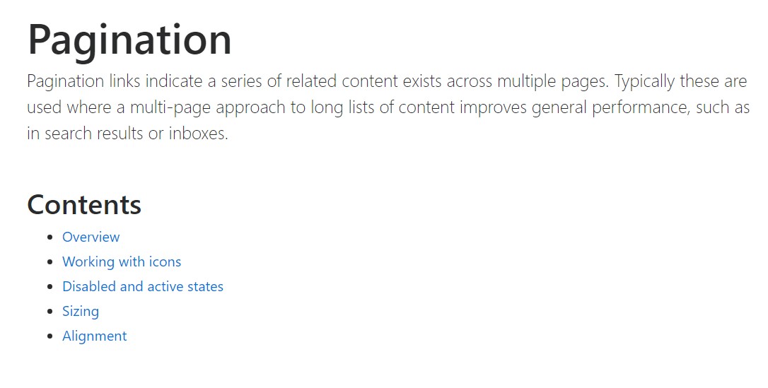 Bootstrap pagination  formal  records