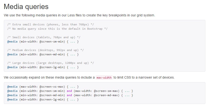 Media queries  authoritative  records