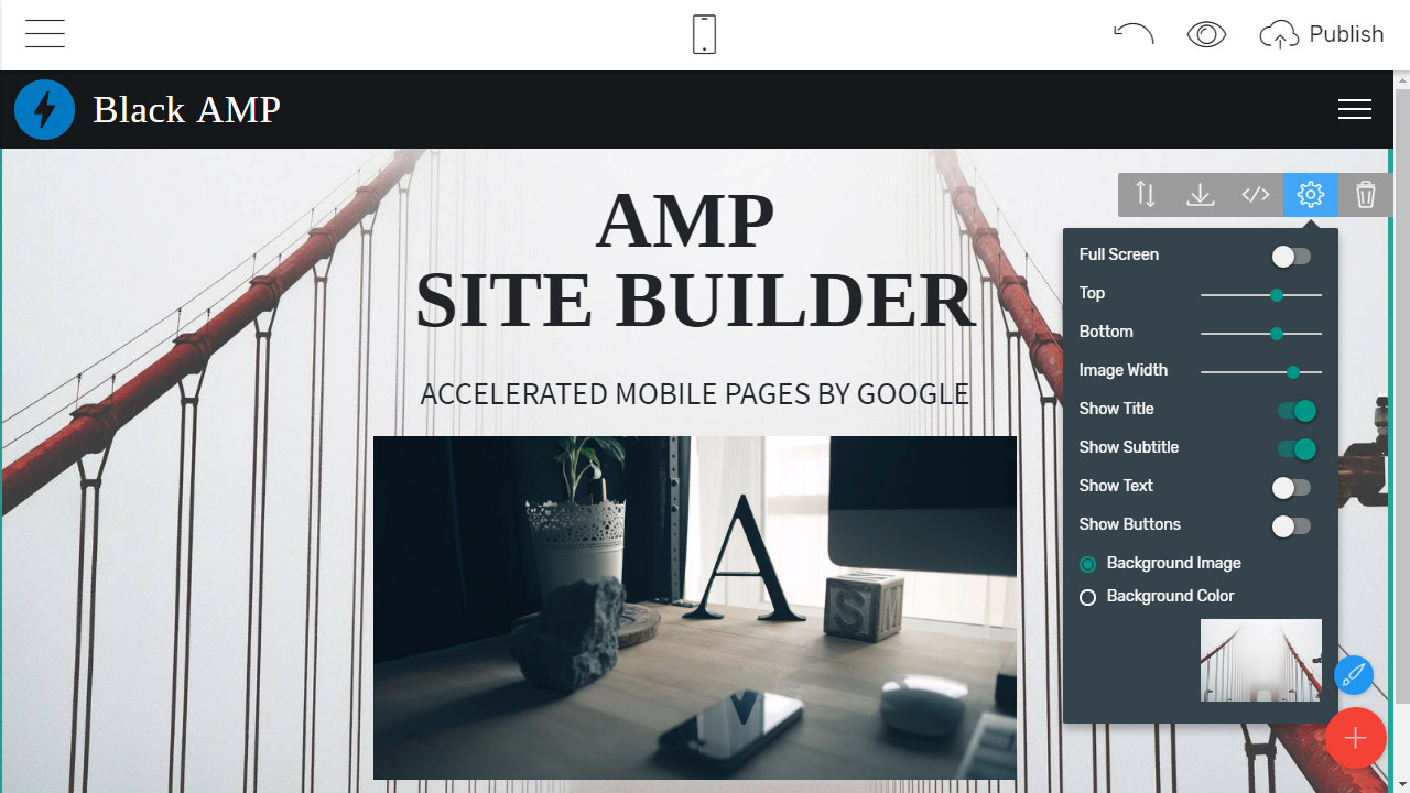 Mobile-friendly Site Creator