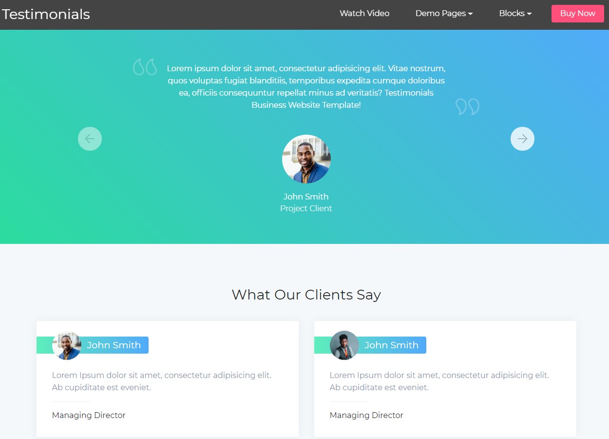 Demo HTML