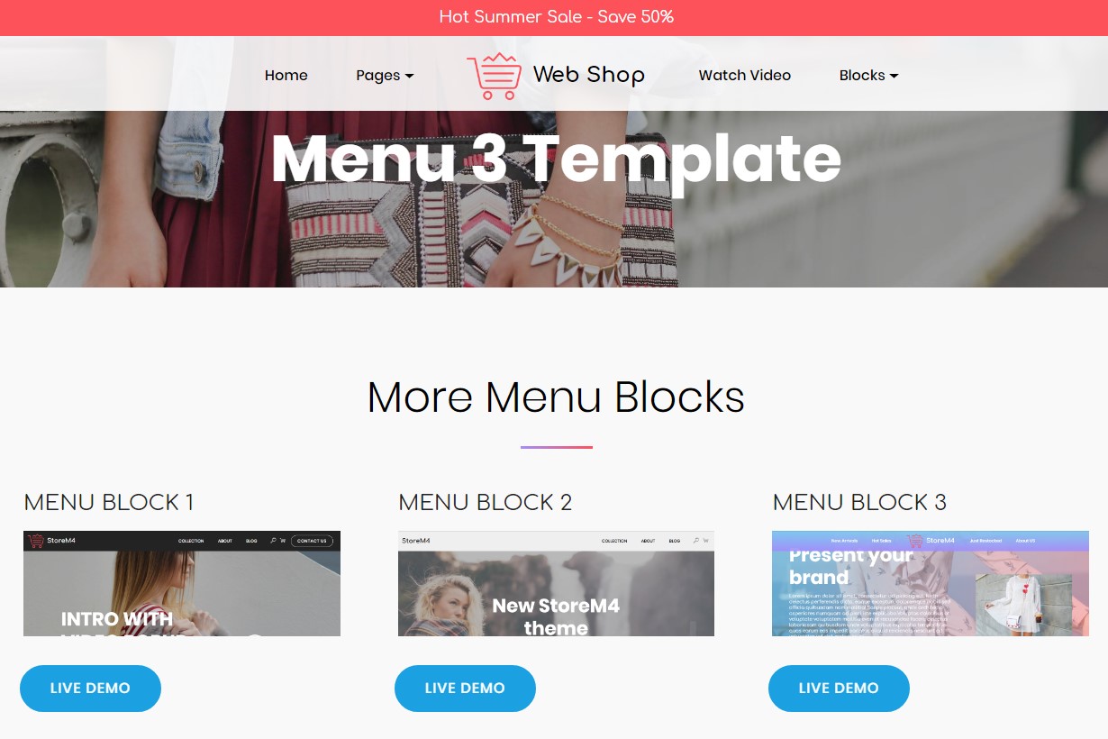 Bootstrap Ecommerce